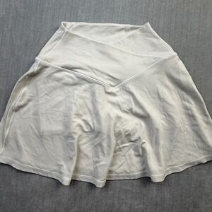 OFFLINE by Aerie Real Me Crossover Skirt Cream White Athletic Mini XS